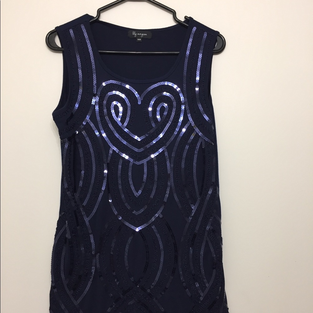 Lily Morgan Sequinned Tunic Dress Sz‎ M